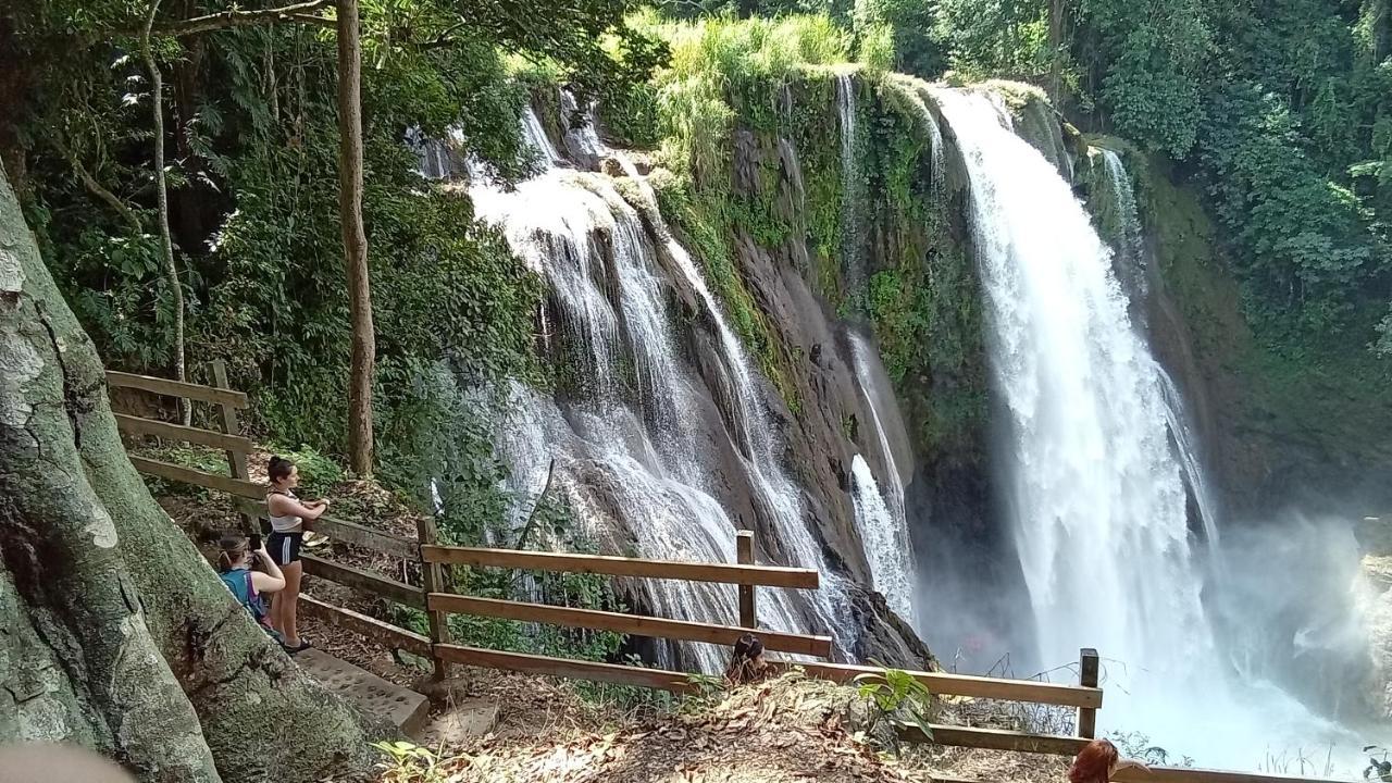 Hostal Azul del lago Agua Azul Kültér fotó